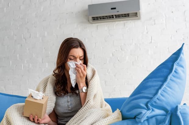 กลัวร้อน นอนห้องแอร์ตลอดเวลาระวังป่วย