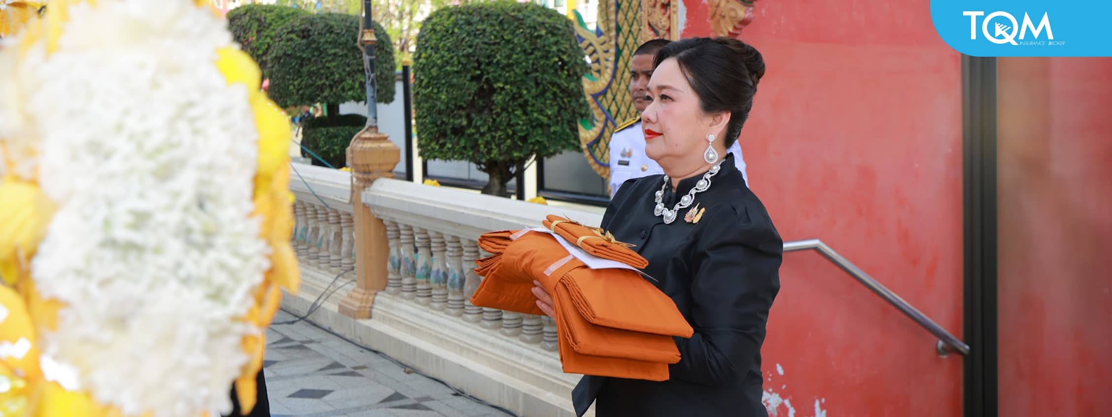 ทีคิวเอ็ม อัลฟา น้อมนำผ้าพระกฐินพระราชทาน ถวาย ณ วัดไผ่ล้อม จังหวัดนครปฐม