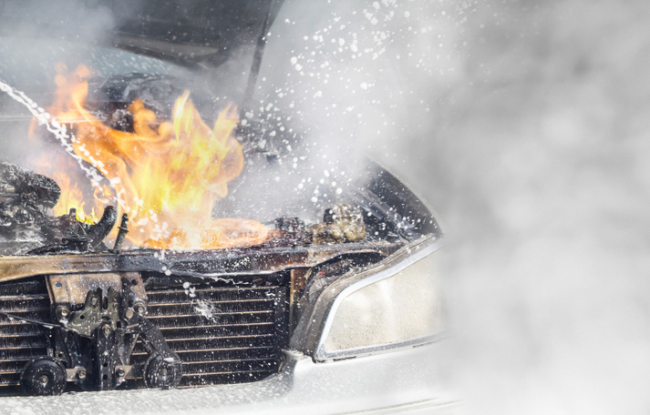 ไฟไหม้รถเพราะอากาศร้อน ประกันให้ความคุ้มครองหรือไม่