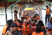 TQM พาลูกค้าล่องแพเปียกที่กาญจนบุรี